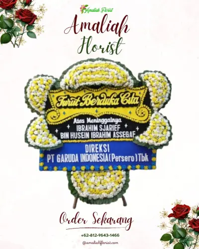 Papan Bunga Duka di Sumbersuko
