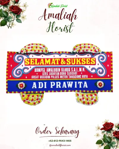 Karangan Bunga Ucapan Selamat di Sumbersuko