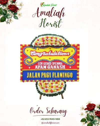 Bunga Papan Congratulation di Sumbersuko